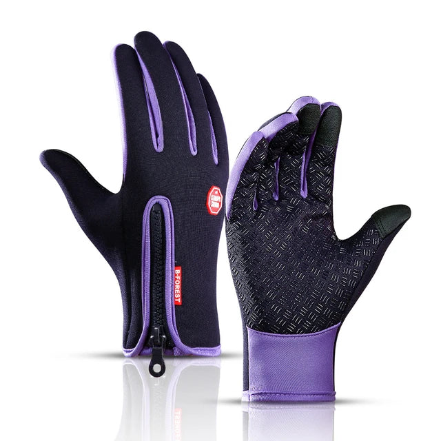 ThermoShield Touch Gloves — Warm, Splash-Resistant Sports Gloves with Touchscreen Support