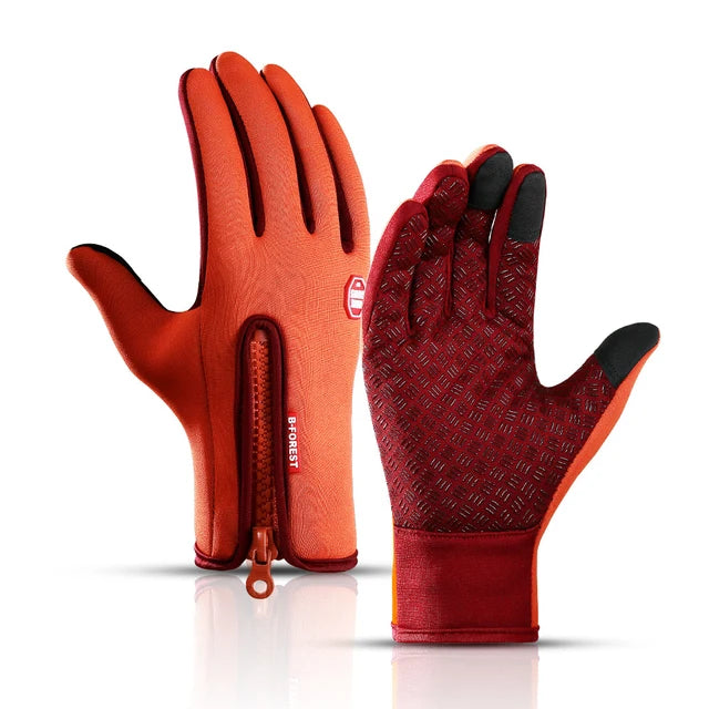 ThermoShield Touch Gloves — Warm, Splash-Resistant Sports Gloves with Touchscreen Support