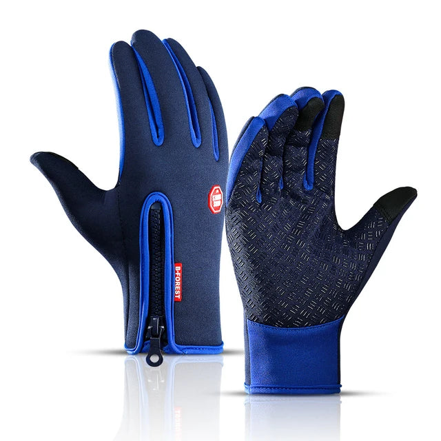 ThermoShield Touch Gloves — Warm, Splash-Resistant Sports Gloves with Touchscreen Support
