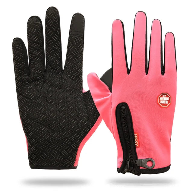 ThermoShield Touch Gloves — Warm, Splash-Resistant Sports Gloves with Touchscreen Support