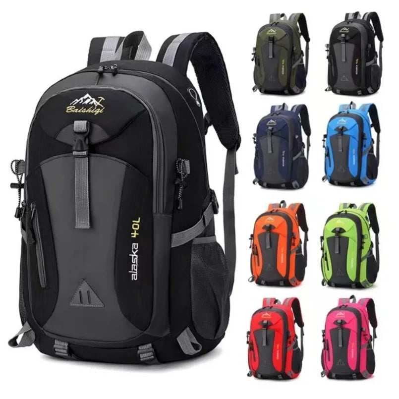 WRELS Large Sports Travel Backpack – Water-Resistant Polyester – Multi-Functional