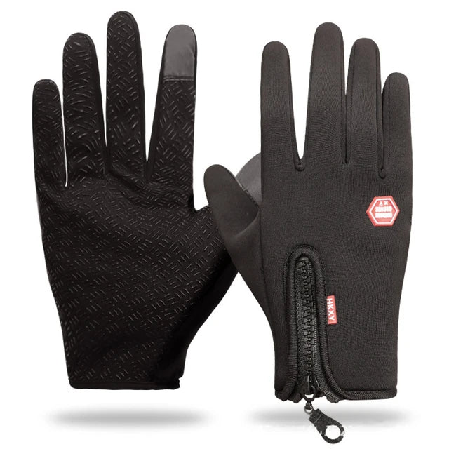 ThermoShield Touch Gloves — Warm, Splash-Resistant Sports Gloves with Touchscreen Support