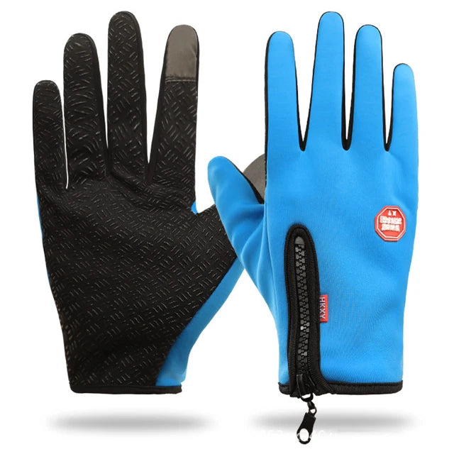 ThermoShield Touch Gloves — Warm, Splash-Resistant Sports Gloves with Touchscreen Support